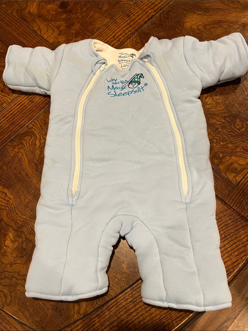 Baby Merlin’s magic Sleep suit Light Blue One-Piece Sleepwear